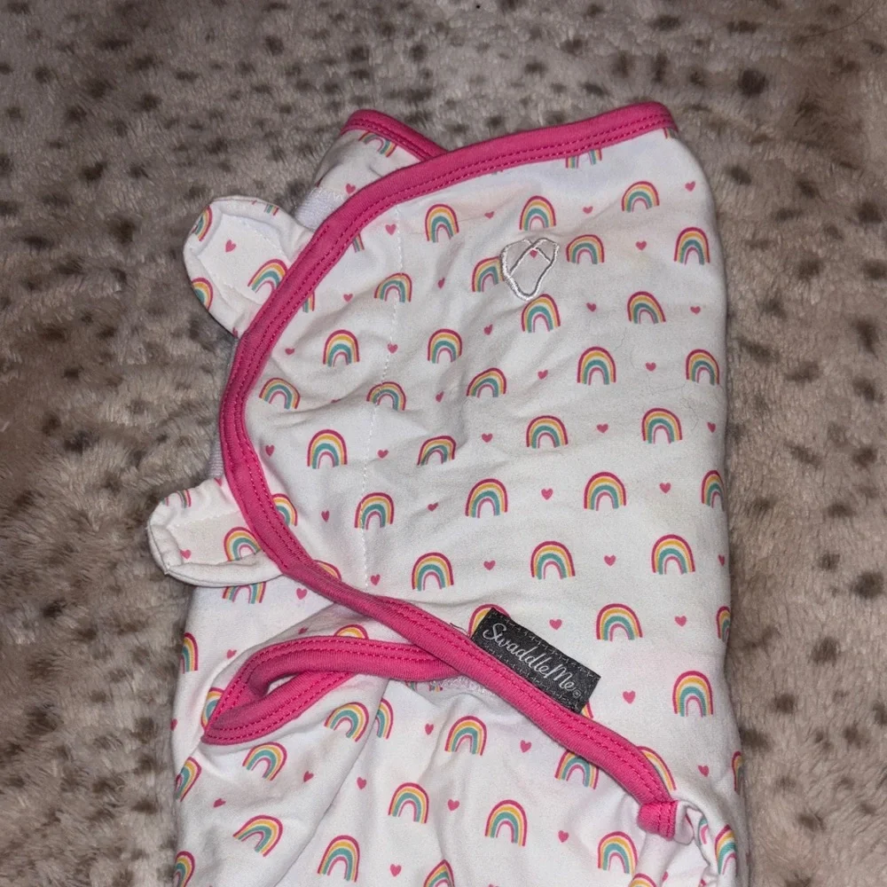 SwaddleMe Rainbow swaddle set size small/ medium 100% cotton